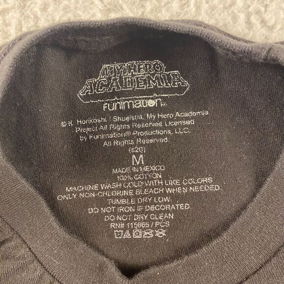 My Hero Academia Himiko Toga Graphic T-Shirt short Sleeve Mens Size M  Black - Picture 6 of 6